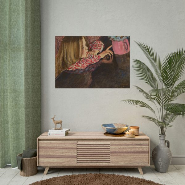 92409-748.jpg Girl With a Vase of Flowers by Stanislaw Wyspianski Poster