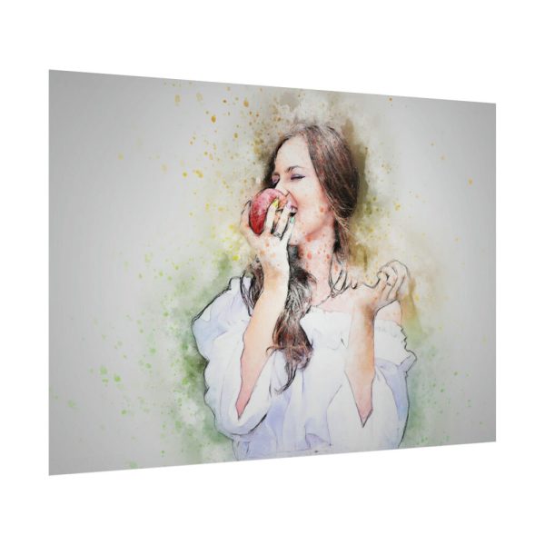 92409-765.jpg Girl with Apple Poster