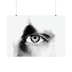 Eye Black and White Poster - Image 6