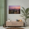 92409-88.jpg View of City Lit Up at Night Poster