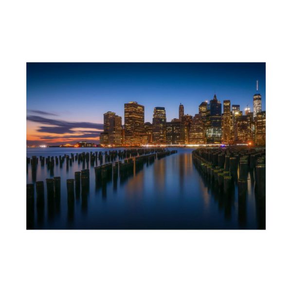 92409-95.jpg Beautiful New York City Sunset Poster