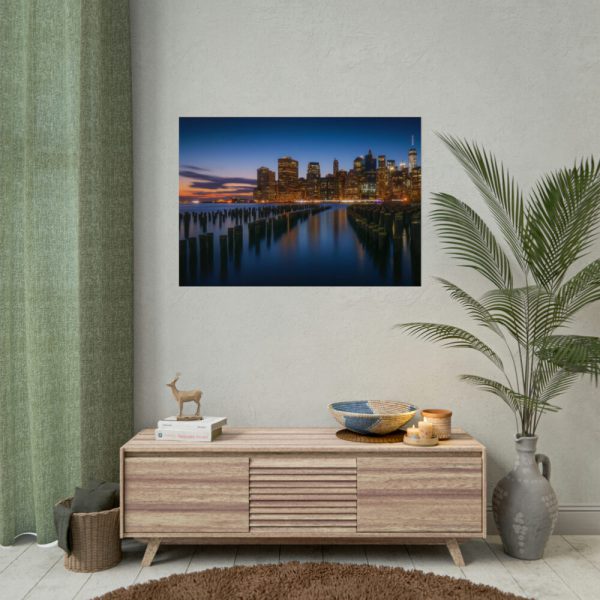 92409-98.jpg Beautiful New York City Sunset Poster