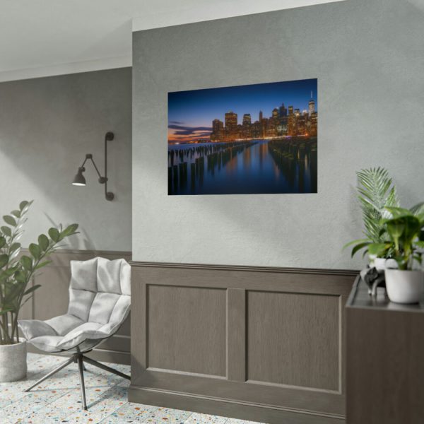 92409-99.jpg Beautiful New York City Sunset Poster