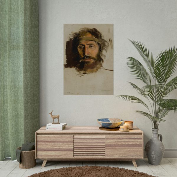 92410-113.jpg Christ by László Mednyánszky Poster