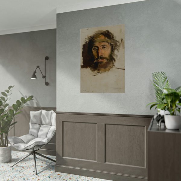 92410-114.jpg Christ by László Mednyánszky Poster
