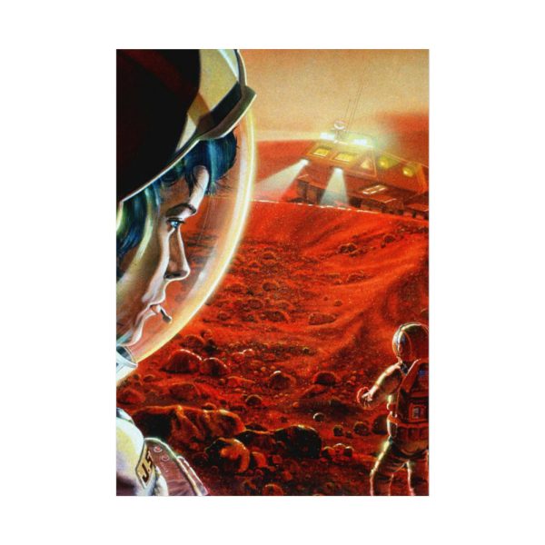 92410-115.jpg Astronauts Walking on Mars Poster