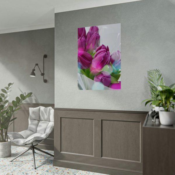 92410-239.jpg Purple Tulip Poster