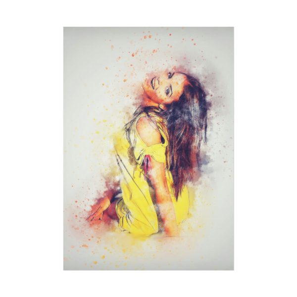 92410-290.jpg Colorful Portrait Girl Poster