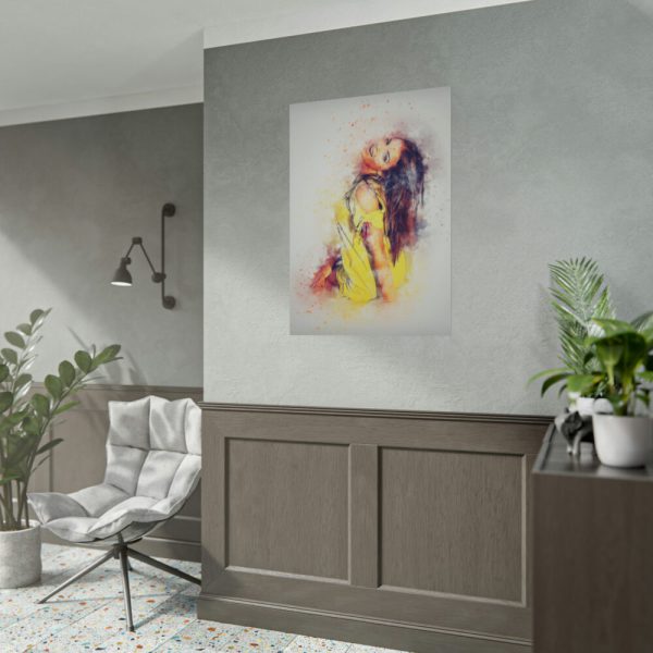 92410-294.jpg Colorful Portrait Girl Poster