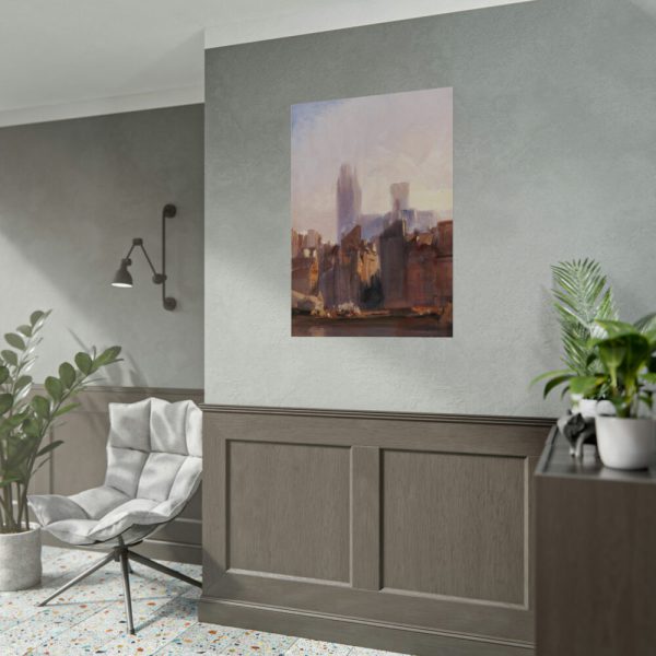 92410-64.jpg Cityscape Painting Poster