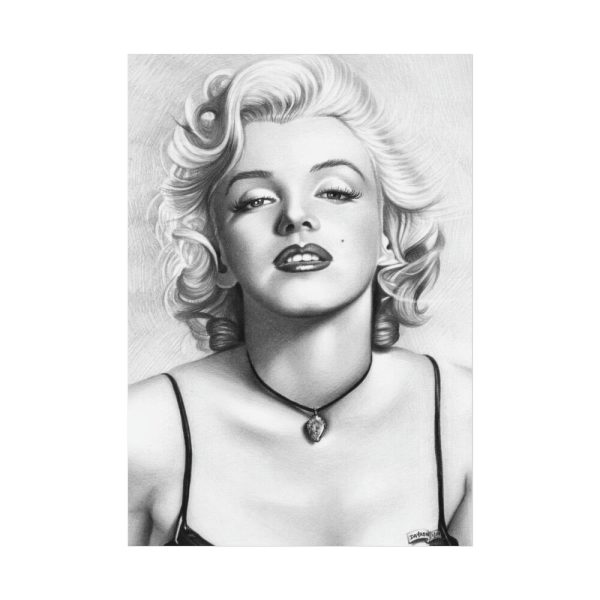 92410-65.jpg Marilyn Monroe Picture Drawing Poster