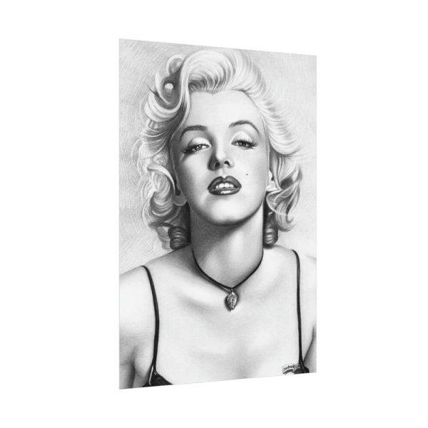 92410-67.jpg Marilyn Monroe Picture Drawing Poster