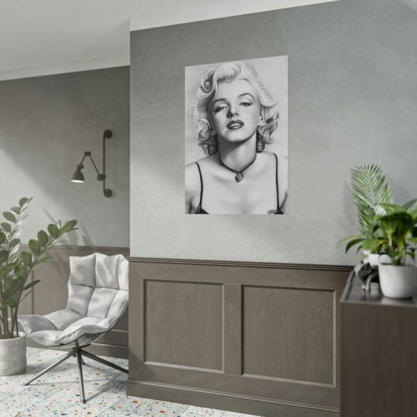 92410-69.jpg Marilyn Monroe Picture Drawing Poster