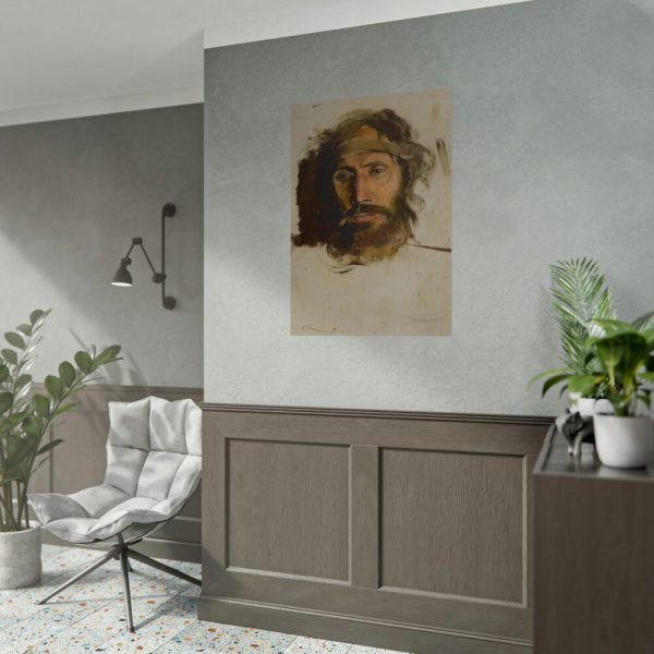 92411-114.jpg Christ by László Mednyánszky Poster