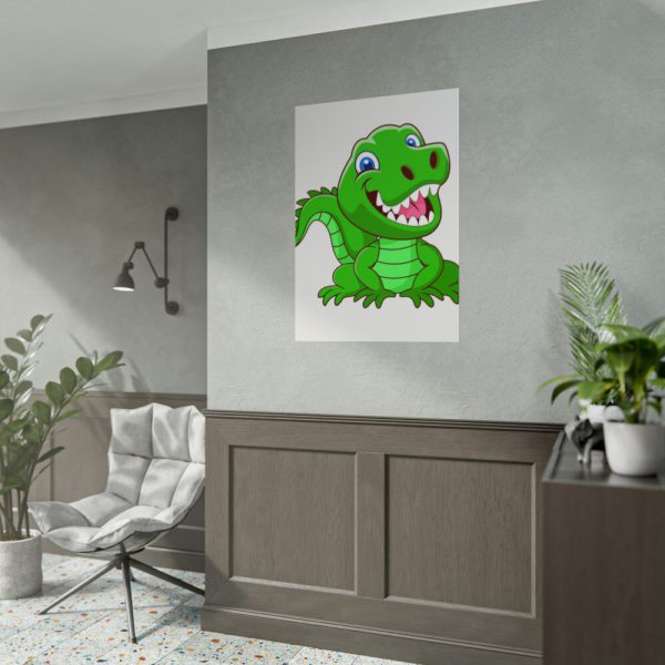 92411-184.jpg Smiling Crocodile Poster