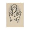 92411-196.jpg Girl With a Flower by Mikuláš Galanda Poster