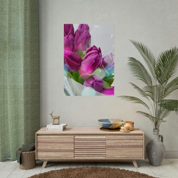 92411-238.jpg Purple Tulip Poster