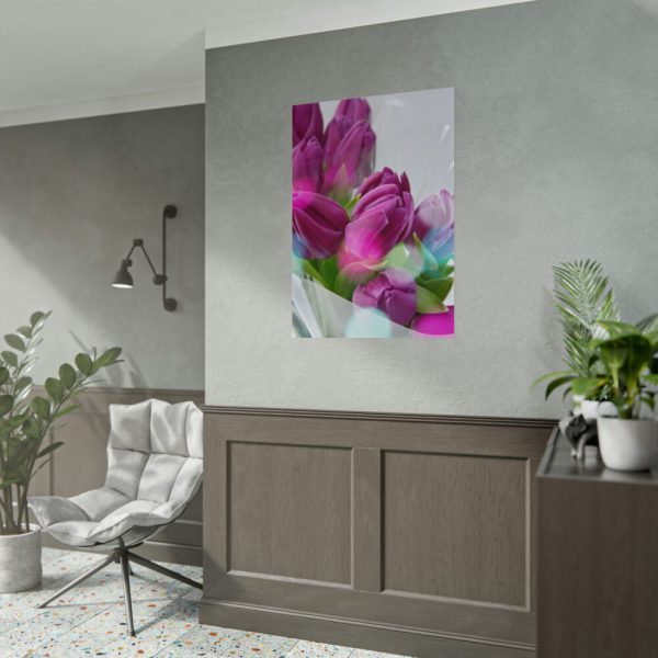 92411-239.jpg Purple Tulip Poster