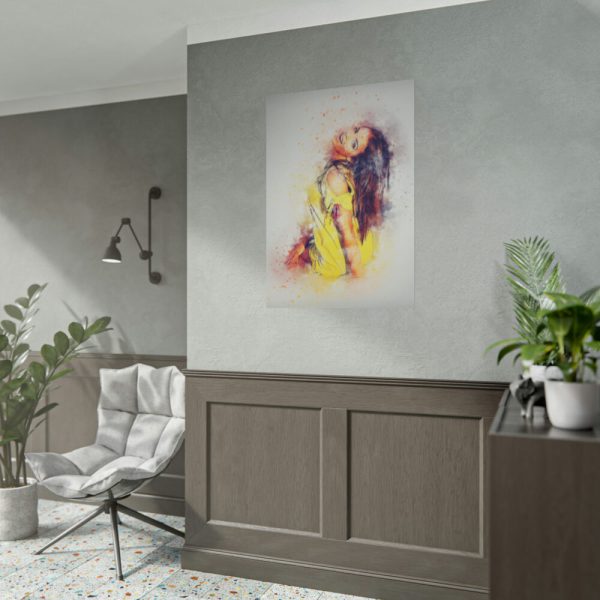 92411-294.jpg Colorful Portrait Girl Poster