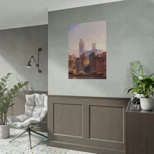 92411-64.jpg Cityscape Painting Poster
