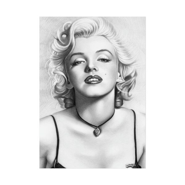 92411-65.jpg Marilyn Monroe Picture Drawing Poster