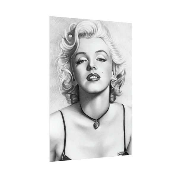 92411-67.jpg Marilyn Monroe Picture Drawing Poster
