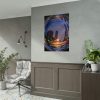 92411-79.jpg Photo Effect City Skyscrapers Lighting Ball Poster