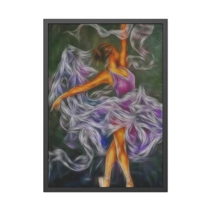 Ballerina Dance Framed Poster