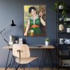 93830-118.jpg Asahi Beer Woman Framed Poster