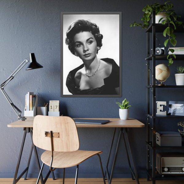 93830-14.jpg Jean Simmons Actress Framed Poster