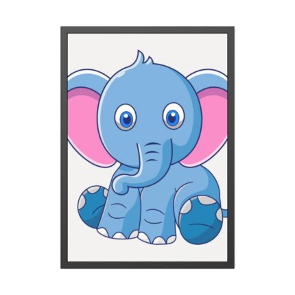Baby Elephant  Framed Poster