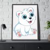 93830-155.jpg Baby Polar Bear Framed Poster