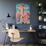 Jesus Christ Crucifixion Framed Canvas - Image 3
