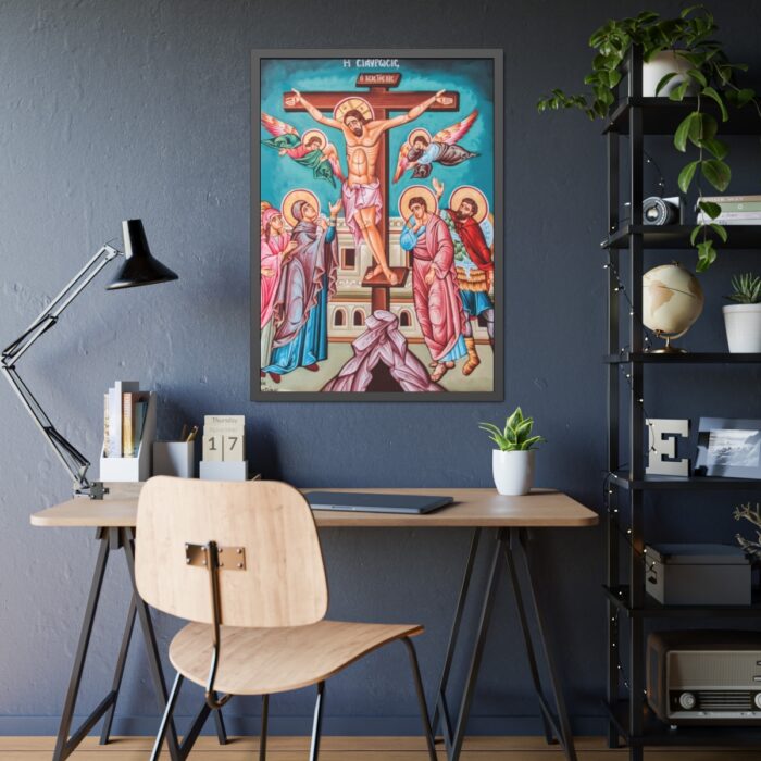 Jesus Christ Crucifixion Framed Canvas - Image 3