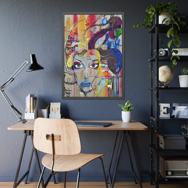 93830-194.jpg Beautiful Street Art Framed Poster