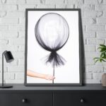 Hand and Balloon Framed Poster - Image 4