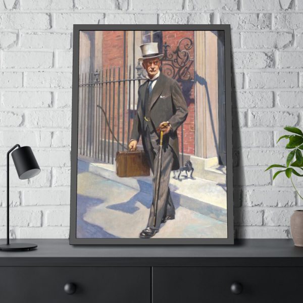 93830-207.jpg Neville Chamberlain by Samuel Johnson Woolf Framed Poster