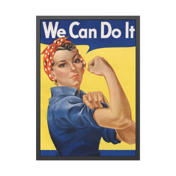 93830-228.jpg "We Can Do It!", also called "Rosie the Riveter" Framed Poster