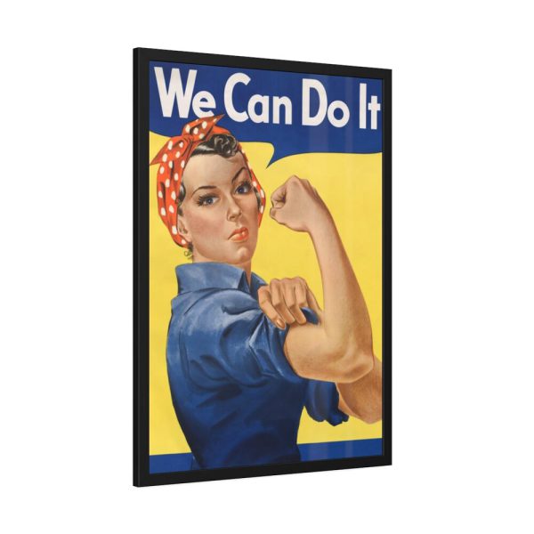 93830-229.jpg "We Can Do It!", also called "Rosie the Riveter" Framed Poster