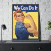 93830-231.jpg "We Can Do It!", also called "Rosie the Riveter" Framed Poster