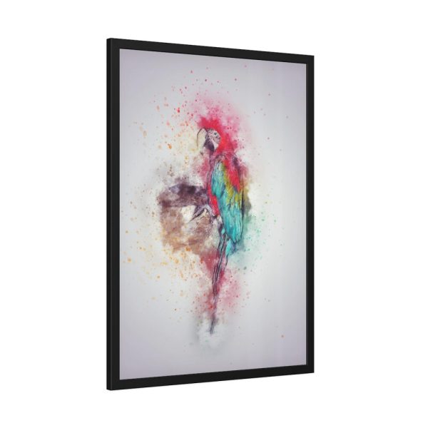 93830-237.jpg Parrot and Colors Framed Poster
