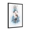 93830-241.jpg Vintage Style Girl Framed Poster