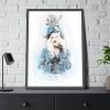 93830-243.jpg Vintage Style Girl Framed Poster