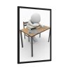 93830-25.jpg Little Slep at Work Framed Poster