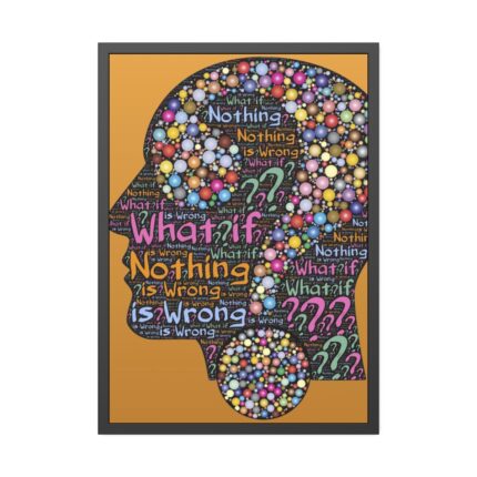 Nothing Wrong Paradox Framed Poster
