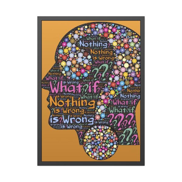 93830-28.jpg Nothing Wrong Paradox Framed Poster