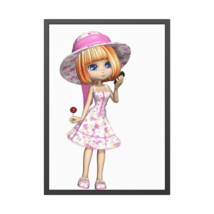 Little Girl Framed Poster