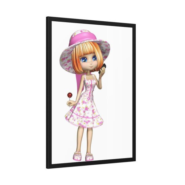 93830-37.jpg Little Girl Framed Poster