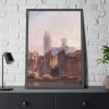 93830-47.jpg Cityscape Painting Framed Poster
