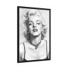 93830-53.jpg Marilyn Monroe Picture Drawing Framed Poster